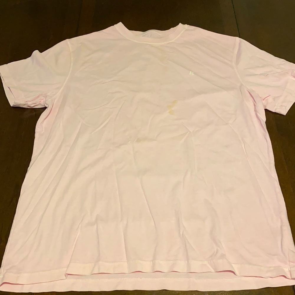 American Eagle Pink Shirt Few Stains on front